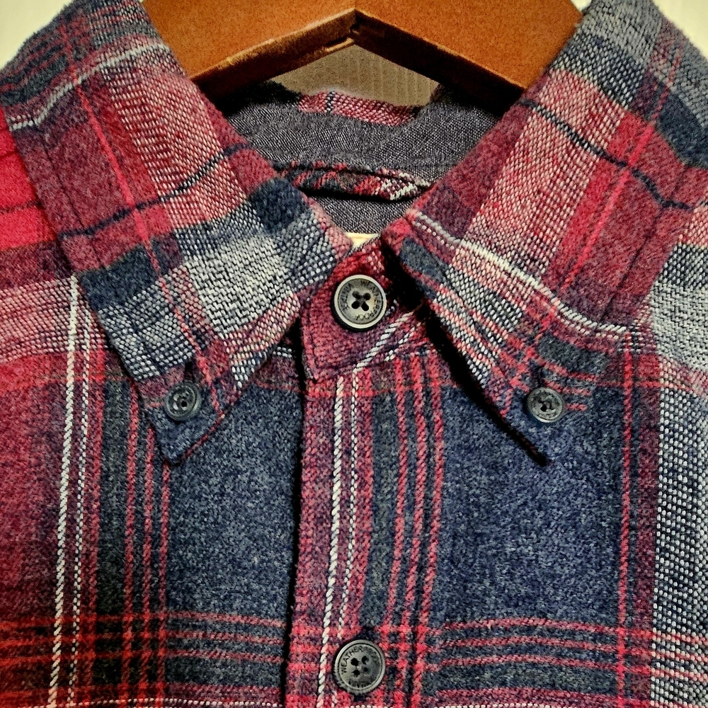 Weatherproof Vintage Red and Blue Plaid Shirt